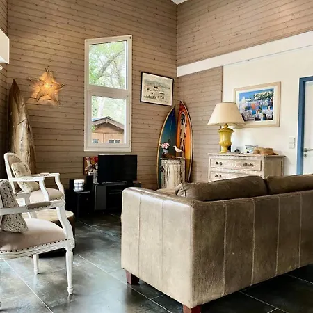 Baganais - Entre Golf Et Ocean Charmante Avec Piscine Pour 8 Personnes Mae-7741 Lacanau